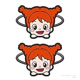 グレイ・パーカー・サービス パンダコパンダ ヘアゴム ミミ子 約41×53×10mm PVC ポリエステル ゴム製