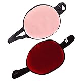 Lovoski 2個　子供　シルク　交換可能　片目　アイパッチ　アイマスク　スムーズ　快適