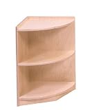 Steffy Wood Products 24-Inch Curved End Storage [並行輸入品]