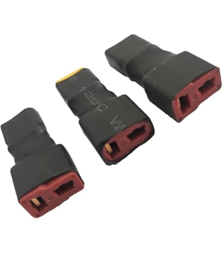 ☆T型プラグオスコネクタ XT90メスコネクタアダプター 変換 ラジコンリポ Amazon.co.jp: Boladge 3パックT型プラグオスコネクタはXT90メス