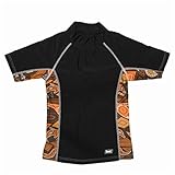 Banz S15RS-GK-10 2015 Short Sleeve Rash Guard , Girra Kool - Size 10
