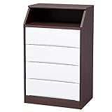 アイリス オープントップチェスト/OTC-594 ブラウンオーク/ホワイト/590x401.5x961.5mm