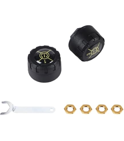 Amazon.co.jp: 【YolanAuto MT5専用】前後2個 外付けタイヤ空気圧