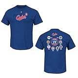 MLBクーパーズタウンメンズの最後のラリーTシャツ( S、シカゴ・カブス)