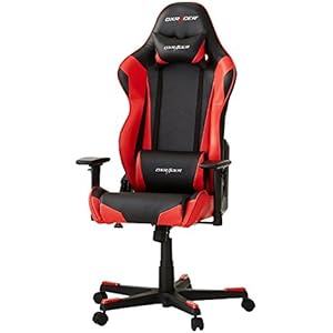 DXRacer (ディーエックスレーサー) 【正規輸入品】 ゲーミングチェア オフィスチェア デラックスレーサー レーシングシリーズ Racing ハイバックモデル ソフトレザー リクライニング 3Dアーム テレワーク リモートワーク SOHO RW0-RD レッド