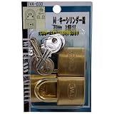 WAKI TWE 同一キーシリンダー錠 30mm 3個付
