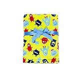 Baby Gear Plush Velboa Ultra Soft Baby Boys Blanket 30 x 40, Little Monster Buddies by Baby Gear