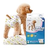 Japapet 犬用おむつ 女の子用 犬オムツ メス ペットオムツ 高齢犬 小型・中型犬用 Sサイズ 36個入り