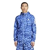 [アディダス] ランニング オウン ザ ラン AOP ジャケット KQF04 メンズ ブルーフュージョン/ダークブルー (JL8703)