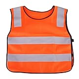 【ノーブランド品】子供 安全ベスト 反射 高視 認証 高視認性 防犯 セーフティー メッシュ 調節可能 通気性 反射