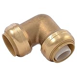 SharkBite 1-Inch 90-Degree Elbow, Plumbing Fittings for Residential and Commercial Water Application