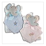 Baby Blanket with Elephant Snuggly (Pink) by DG Shopping Spree