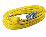 Conntek SJTW 12/3 Outdoor Brilliant Lighted End Extension Cord, 50-Feet [並行輸入品]