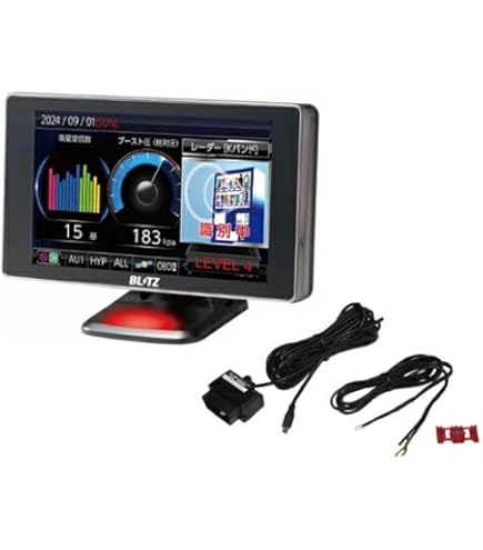 BLITS レーダー探知機 TL404R TL404R MSSS新周波数対応 MSSSスキャン機能搭載 レーザー＆レーダー