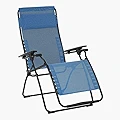 Lafuma LFM3119-8225 Futura Zero Gravity Recliner Steel, Outremer Blue - Black Frame 141［並行輸入］