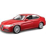 ブラーゴ アルファロメオ ジュリア ミニカー 1/43 ALFA ROMEO GIULIA 2016 (ワインレッド) [並行輸入品]