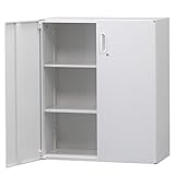 HCB-SRSD_書庫 キャビネット 完成品【両開き書庫 下置き】ホワイト サイズ：W900×D450×H1050 オフィス家具市場オリジナル【日本製】 オフィス 収納 書棚 戸棚 事務所 ホワイト