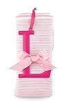 Mud Pie L Cotton Receiving Blanket-Pink by Mud Pie [並行輸入品]