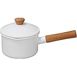 野田琺瑯 ソースパン ホーロー 14cm IH対応 ホワイト 日本製 クルール CLー14NW