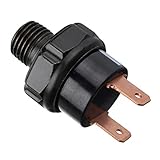 Dolity エアコンプレッサー　自動車用　圧力スイッチ 　12V　1/4インチNPTコネクタ　ブラック　5サイズ選択 - 125〜150PSI