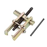 uxcell ベアリングプーラー 2ジョー ブラック ブロンズトーン 11.5cmの長さ センター ボルトベアリングギヤ プーラー