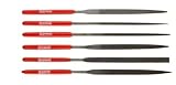 Gyros 49-01406 Needle File Set, 5-1/2-Inch, 6-Piece [並行輸入品]