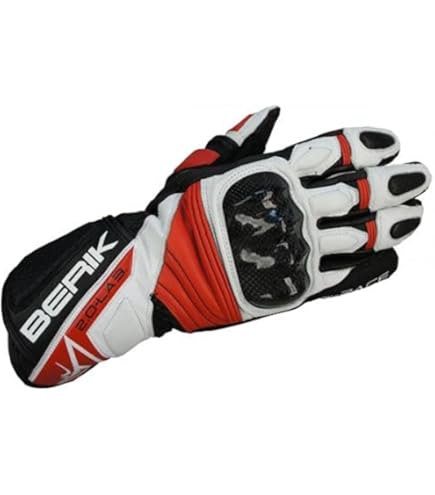 Amazon | BERIK GOAT LEATHER RACING GLOVE G-175102-BK ベリック