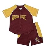 2個セットNCAA Boys Arizona State Sun Devilsアスレチックシャツ&ショーツセット レッド