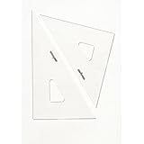 ドラパス(Drapas) 三角定規 目盛なし 2MM厚 15cm 13021