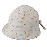 (ボリボンウーフ)boribon oeuf ミルキー柄 ベビー ハット 帽子 ブルー 44cm
