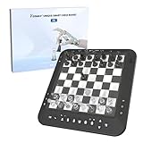 電子チェスセット コンピューターチェスゲーム チェスセットボードゲーム 電子チェスゲーム 初心者&上達者向け プレイと練習の素晴らしいパートナー、バッテリー内蔵