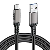 USB Type-C ケーブル 2M USB-A to USB-C ケーブル【10Gbpsデータ転送 3A/20V急速充電】 USB3.2 Gen2標準 QC3.0対応 MacBook Pro/Air、Galaxy、Pixel、Xperia等タイプc機種対応