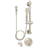 Speakman SM-6090-ADA-PBN Alexandria Anystream Handheld Shower Head with Hose, Shower Valve, Diverter