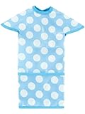 AM PM Kids! Toddler Laminated Bib, Blue Dots by AM PM Kids!