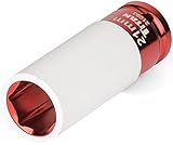 タイタンツール21093 21 mm 1 / 2 "ドライブnon-marring Deepラグナットソケット