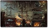 Bloodborne ゲーム プレイマット ゲーム カードゲームパッド マウスパッド ファッション大 血源 プレイマット Bloodborne テーブルマット サイズ 60cm X35 cm