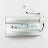 KAPATA LED電源変圧器　DC12V/20A/250W　IP68 PSE規格品 電源アダプター LEDランプ専用電源