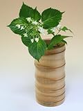 竹製・丸竹花入れ「根竹風花入れ・炭化竹」