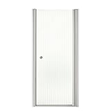 Kohler k-702402-l-sh Fluence Framelessピボットシャワードア、明るいシルバー