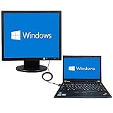 【整備済み品】 【Amazon.co.jp 限定】 レノボ 軽量ノートPC X230/ノートPC＋外付けディスプレイ(17型液晶モニタ)/MS Office 2019/Win 10/第三世代Core-i5/12.5型/WIFI/Bluetooth/メモリ:8GB/Zeroウイルスセキュリティソフト搭載 (整備済み品) SSD 1TB