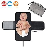 おむつ取替えマット　おしめ替え おむつ替え 赤ちゃんの動きも気にならないクッションマット 簡単折りたたみ 耐水性 　持ち運びも簡単　触肌の柔らかい　（最新版）