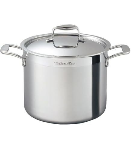 Amazon｜ビタクラフト プロ 半寸胴鍋 24.0cm（7.7L）｜寸胴鍋