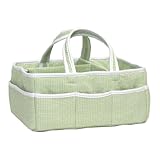 Trend Lab Gingham Seersucker Storage Caddy, Green by Trend Lab