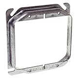 Hubbell Raco 769 Raised 5 / 8インチ、4インチSquare mud-ring for 2デバイス