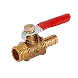 uxcell　機械弁　メカニカルバルブ　セレクタボタン　3ウェイ　2ポジション　G1/8ネジ