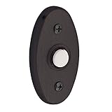 Baldwin 4858.112 Oval Doorbellボタン、ベネチアブロンズ