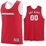 Arkansas Razorbacksカスタム(名前/ #) または空白Back ReverisbleバスケットボールジャージーNCAA Officially Licensed Youth &大人用タ