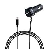 エレコム カーチャージャー シガーソケット 12W Type-Cケーブル一体 1m ブラック MPA-CCC03BK