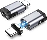 USB-C磁気 Type-Cマグネット式アダプター 100W 5AノートパソコンUSB-C急速充電 I型 24ピン PD急速充電 40Gbpsのデータ転送 映像出力 60Hzで4Kの動画 USB3.1 Thunderbolt 3/4 MacBook/Air/Surface/スマホやその他Type-Cデバイスに対応 Cosmic3C HITZ28