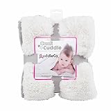 Comfi Cuddle Reversible Baby Blanket Super Soft -Pebble Grey by Cuddle Co